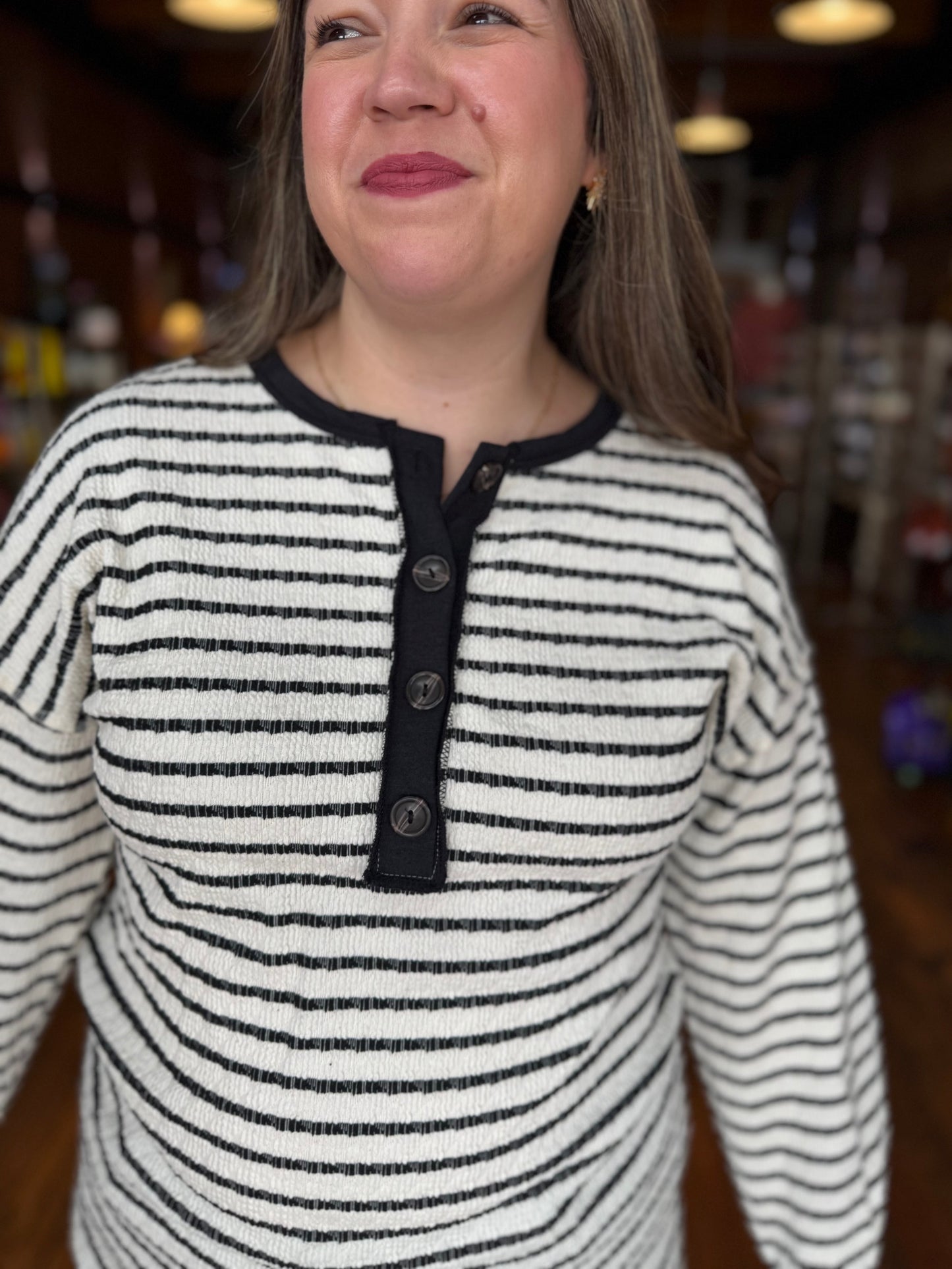 Weekend Wander Henley Top