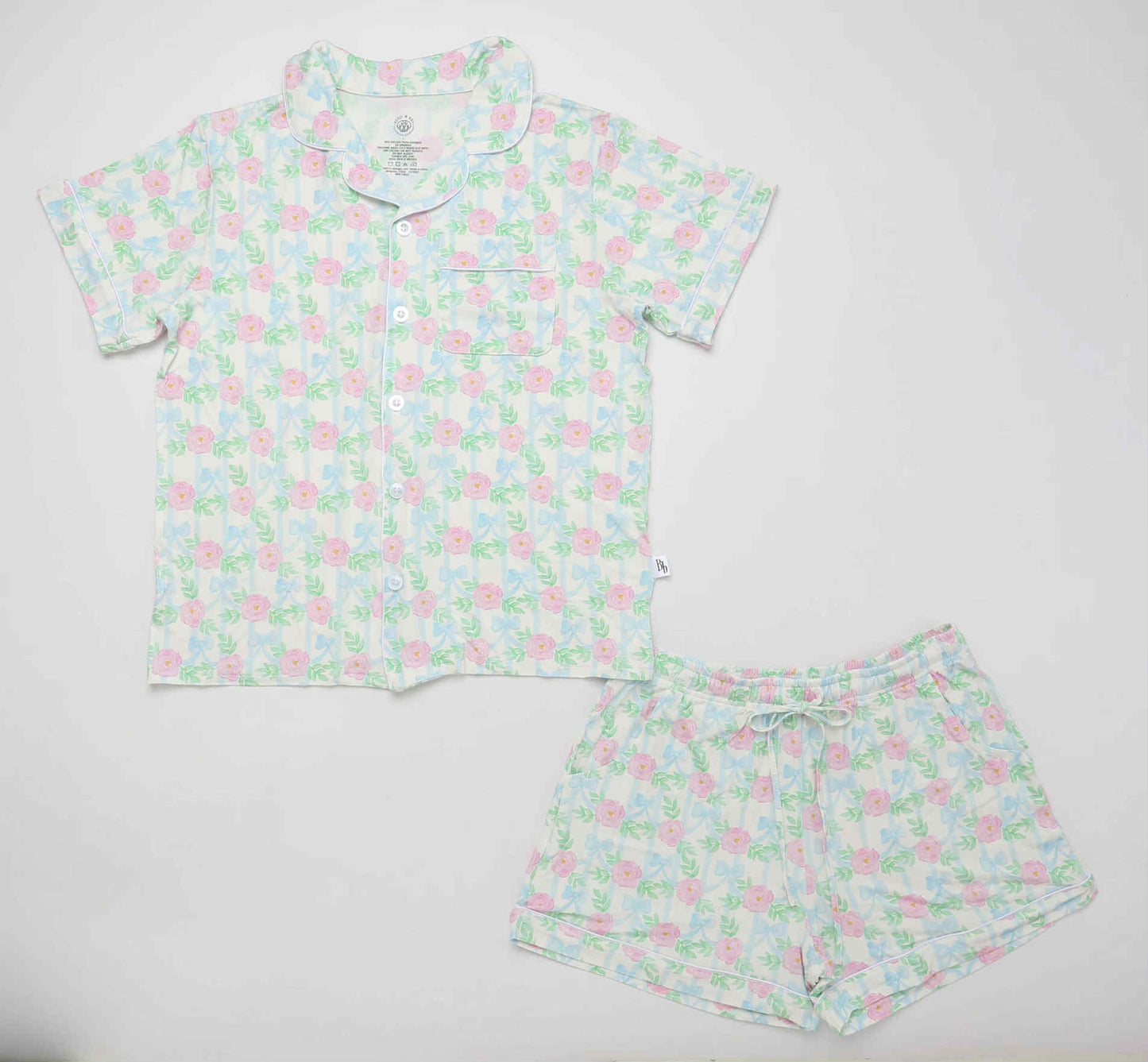 Ribbons & Roses Bamboo Pajamas