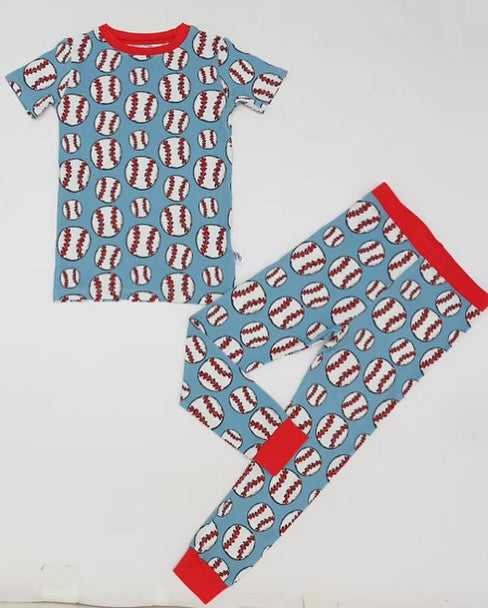 Take Me Out To The Ballgame Bamboo Jammie’s