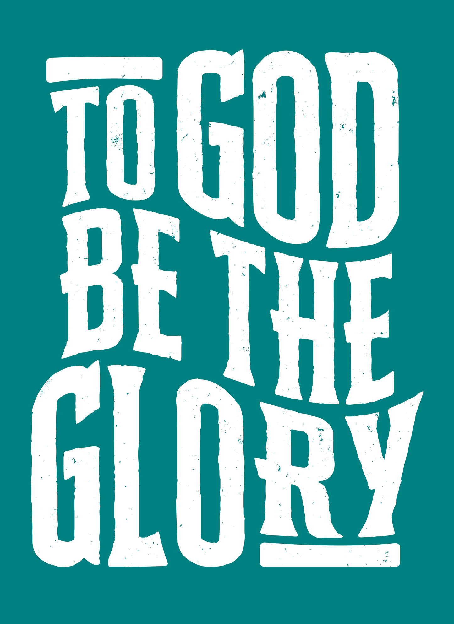 To God Be The Glory - HIS Design