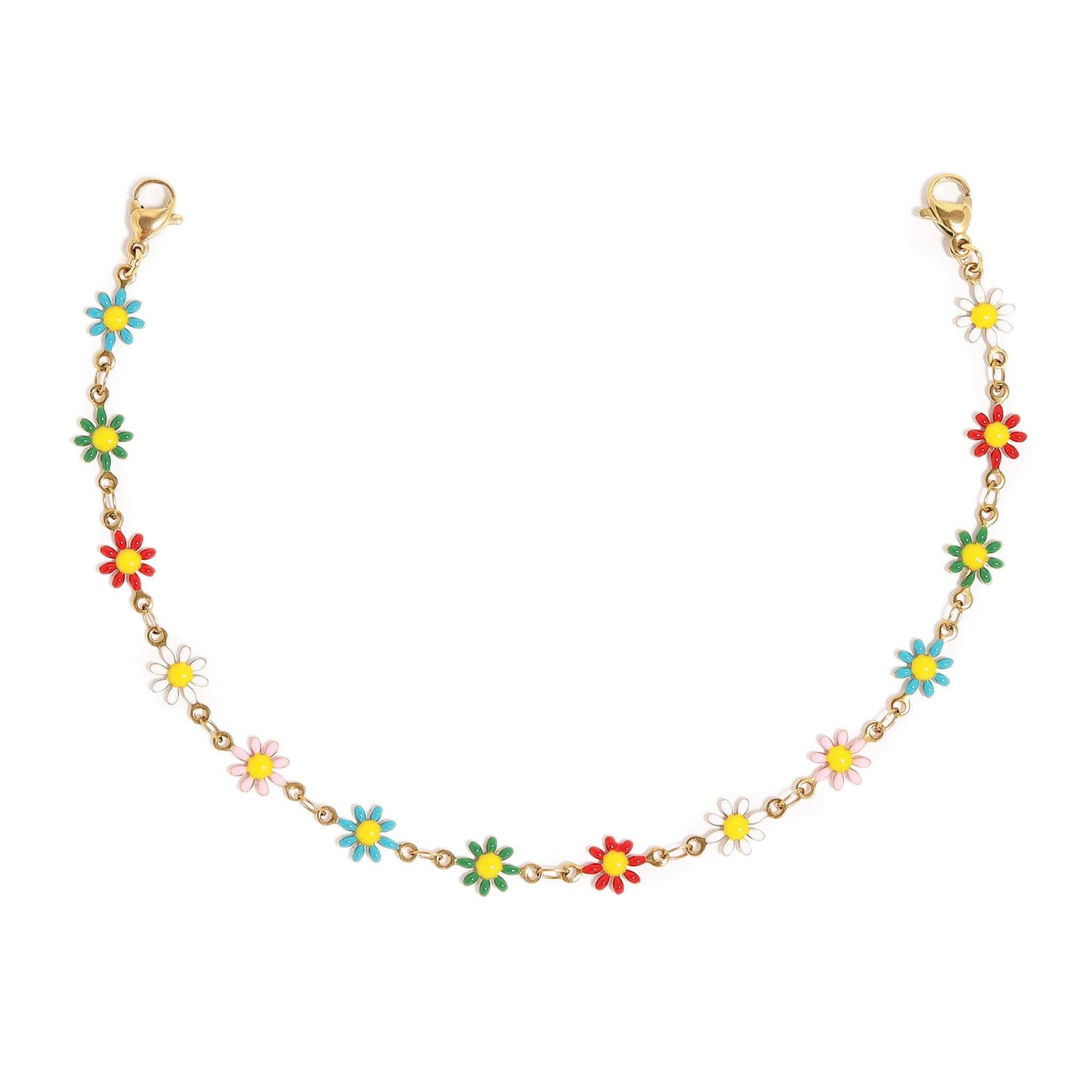 Multi-Colored Daisy Chain - Trucker Hat Chain