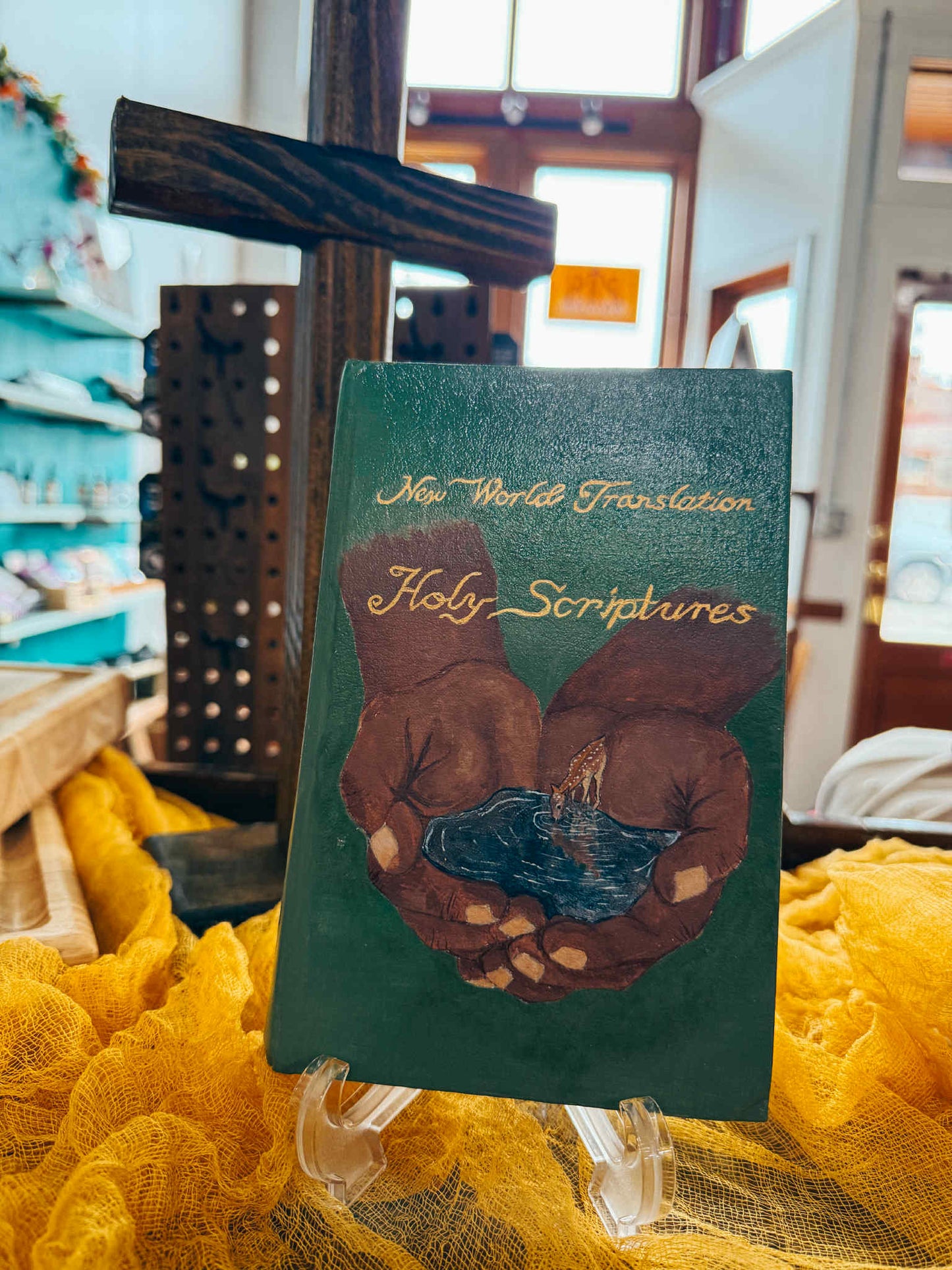 Living Water in His Hands - Counted & Known Hand Painted Bible