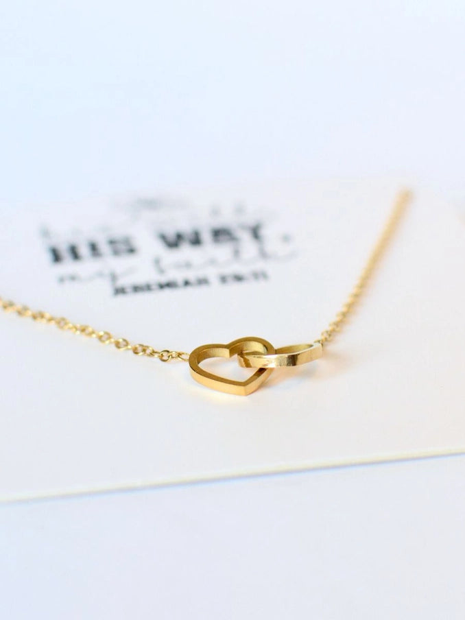 Double Heart Necklace