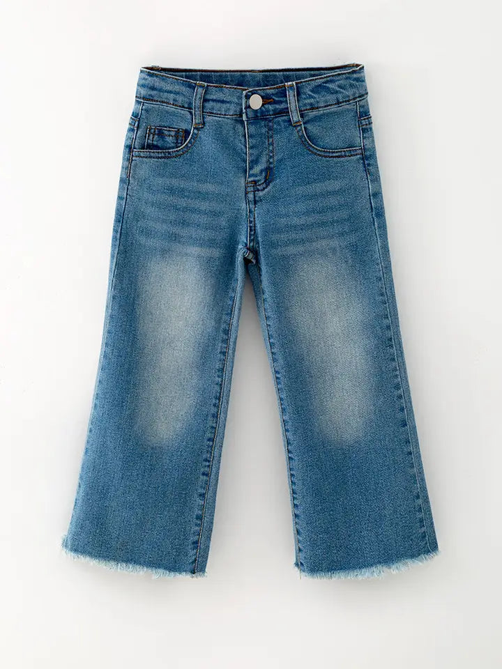 Girls Straight Cut Denim - Toddler/YTH