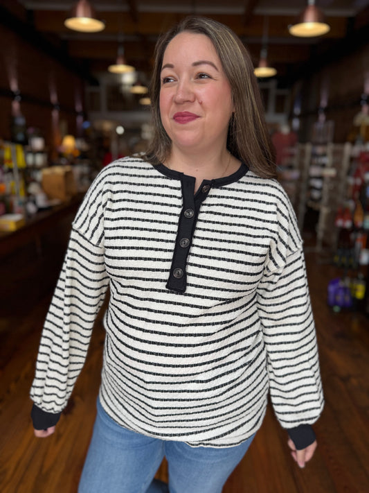 Weekend Wander Henley Top