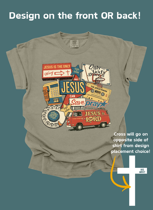 JESUS COLLAGE - TSHIRT BAR DESIGN