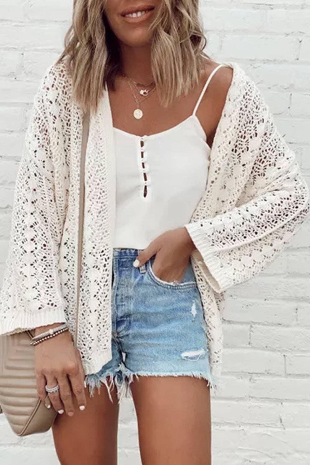 Covered in HIS Comfort Drop Shoulder Cardigan