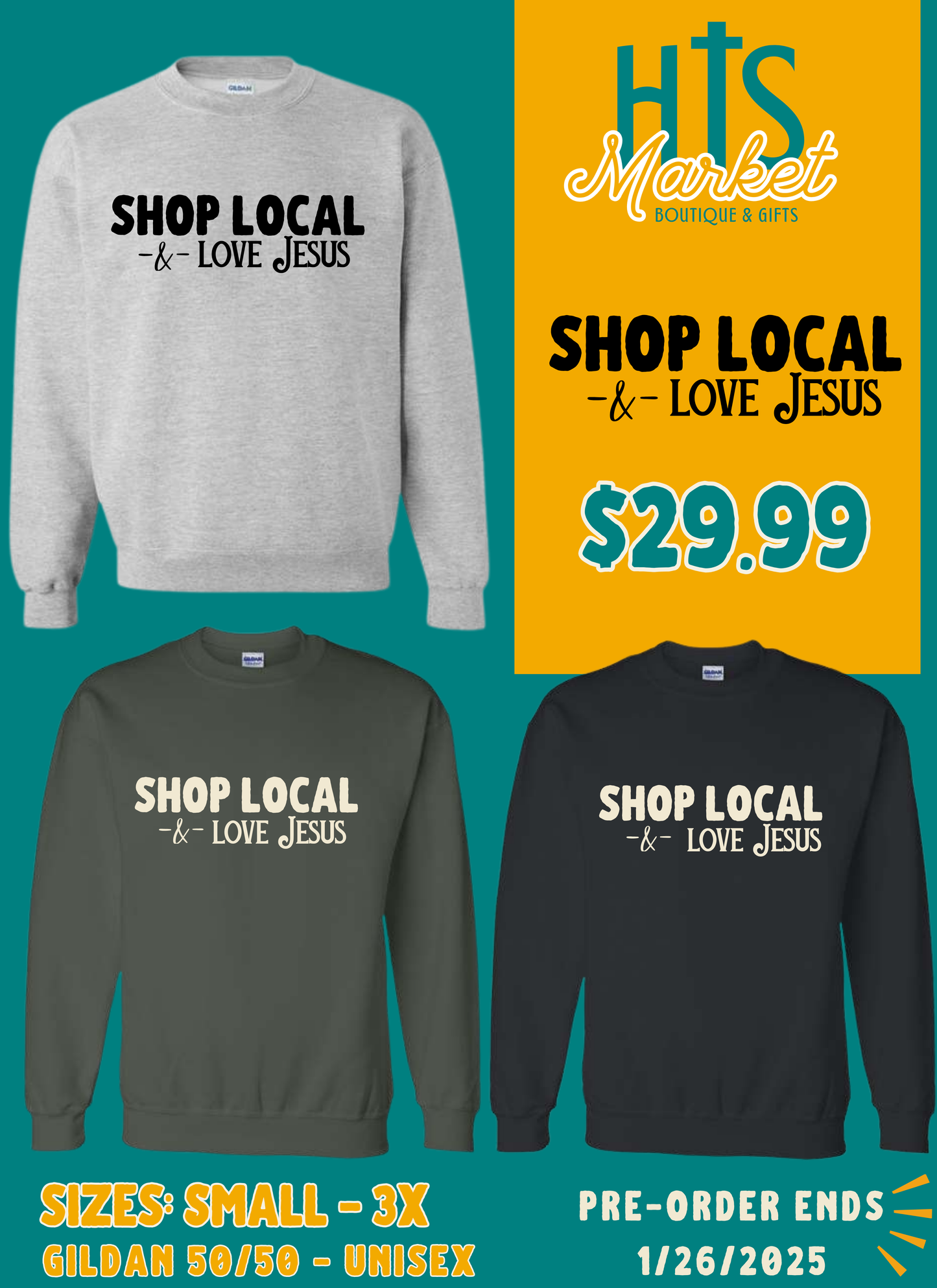 *** PRE-ORDER *** Shop Local