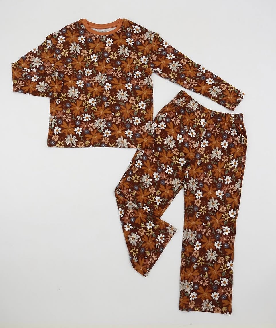 Meadows & Mocha Bamboo Pajamas