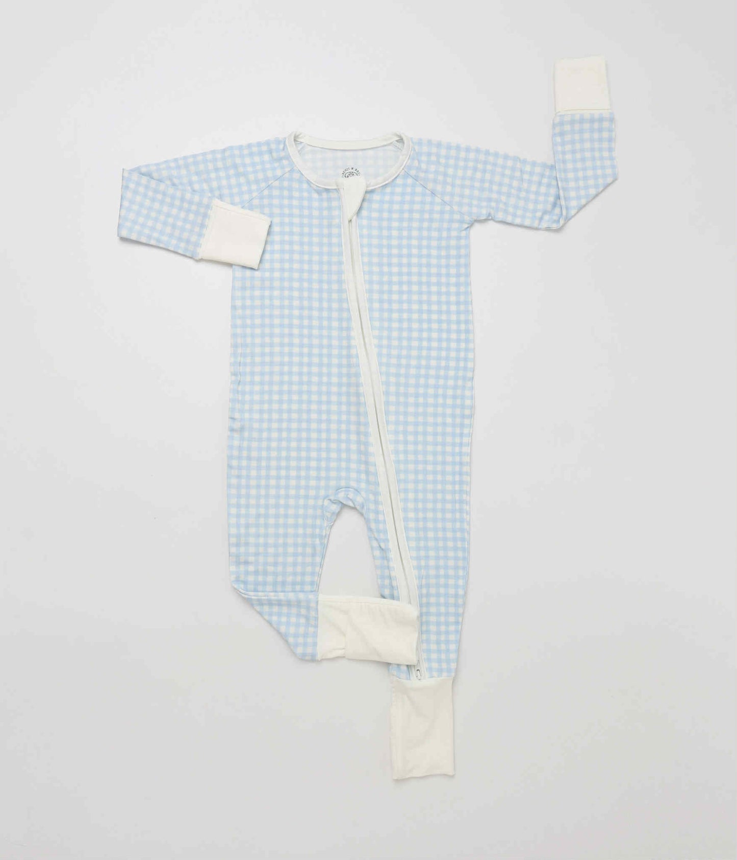 Blue Gingham Bamboo Pajamas