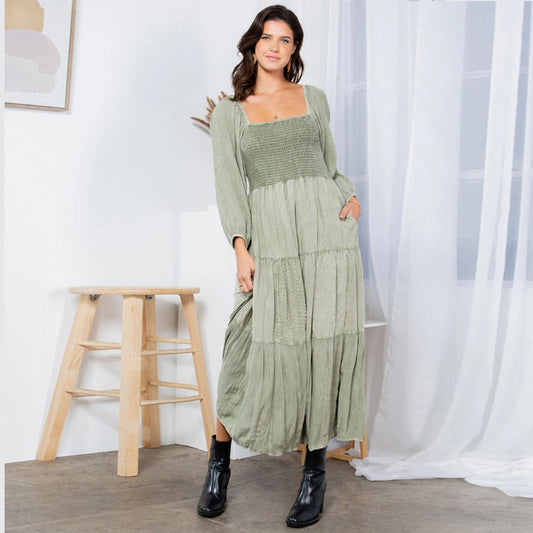 Empire Mid-Length Dress