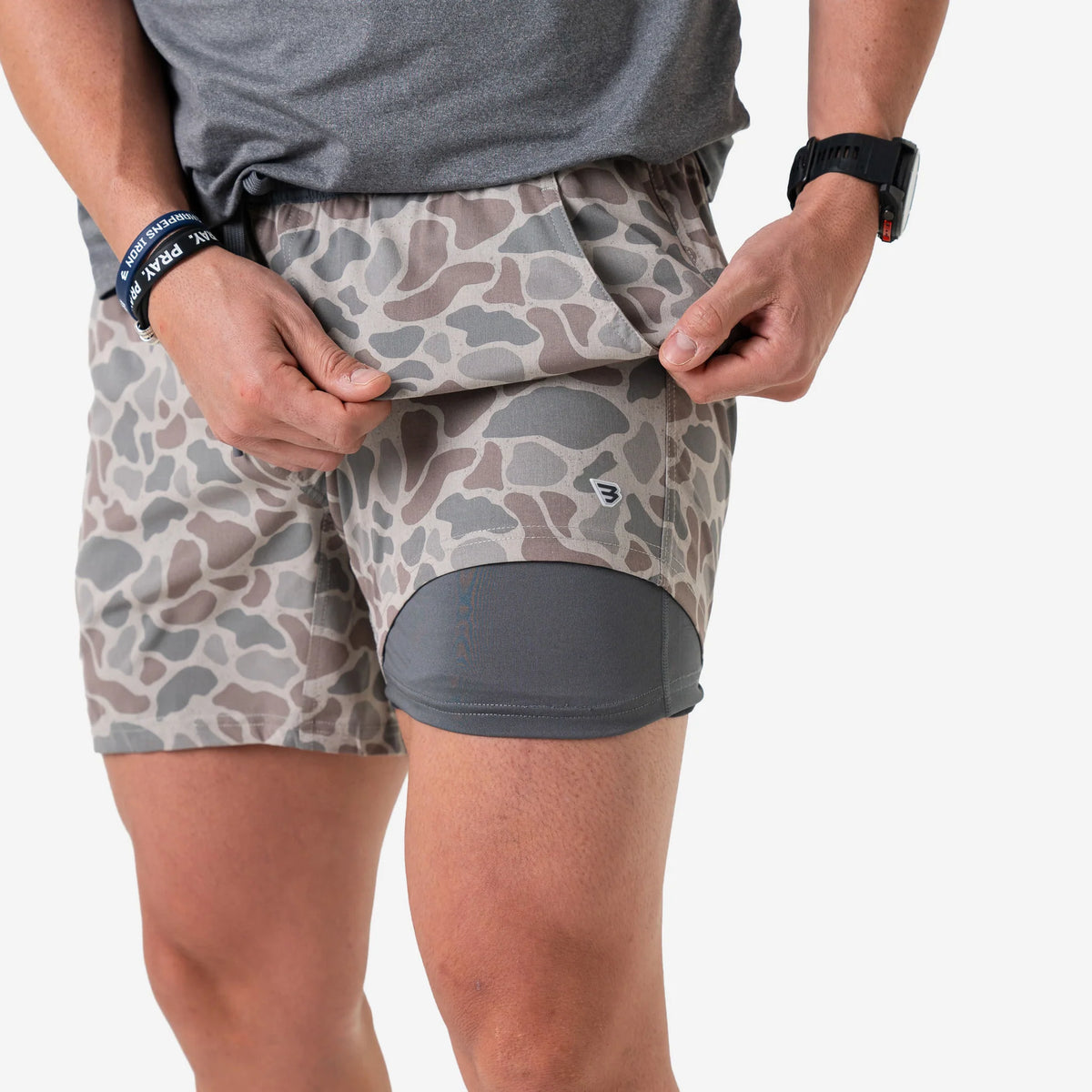 Athletic Short - Classic Deer Camo - 5.5" Inseam