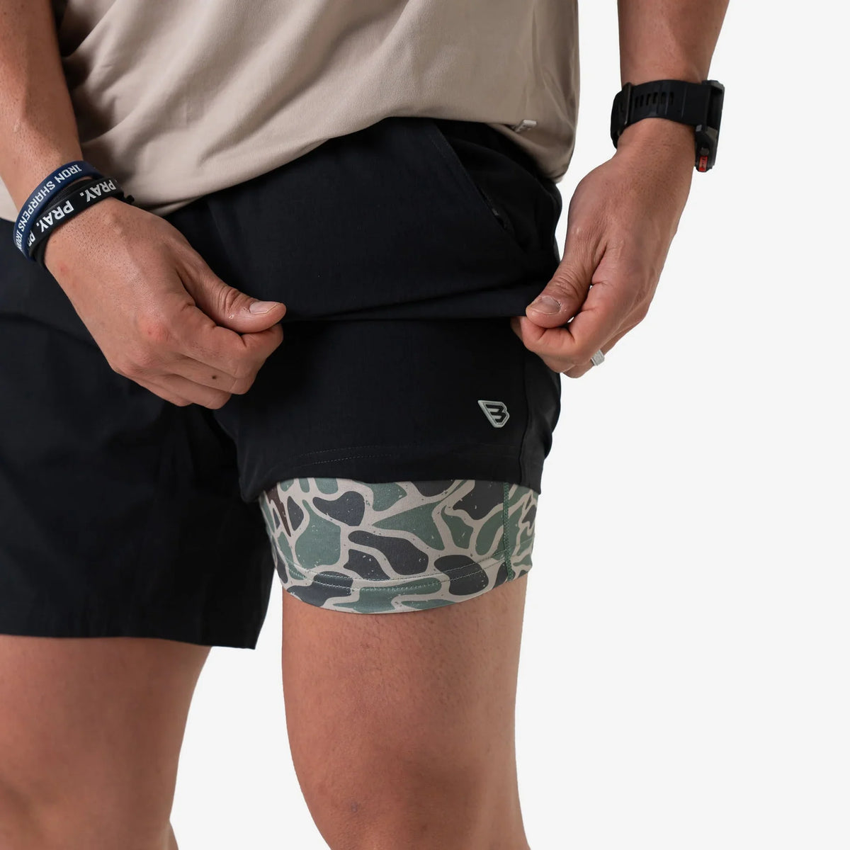 Athletic Short - Heather Black - 5.5" Inseam