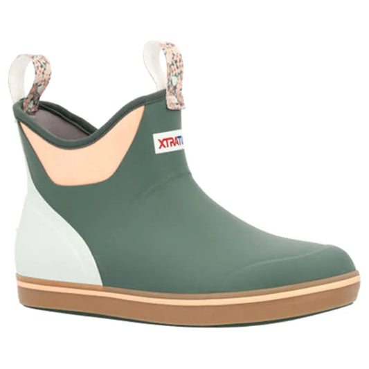 XtraTuf Garden Green Ankle Deck - Women's