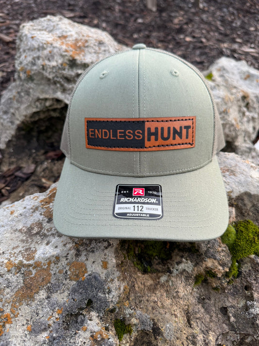 Endless Hunt Leather Patch Logo Hat