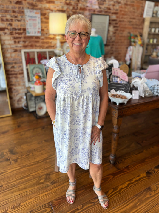 Sweet Tea & Toile Dress