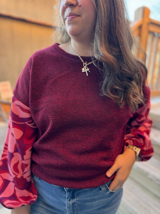 Boldly Blooming Top