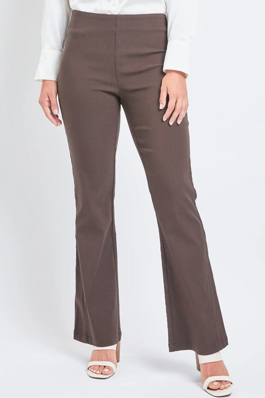 Missy Hyperstretch Pull-On Bootcut Pants - Clove