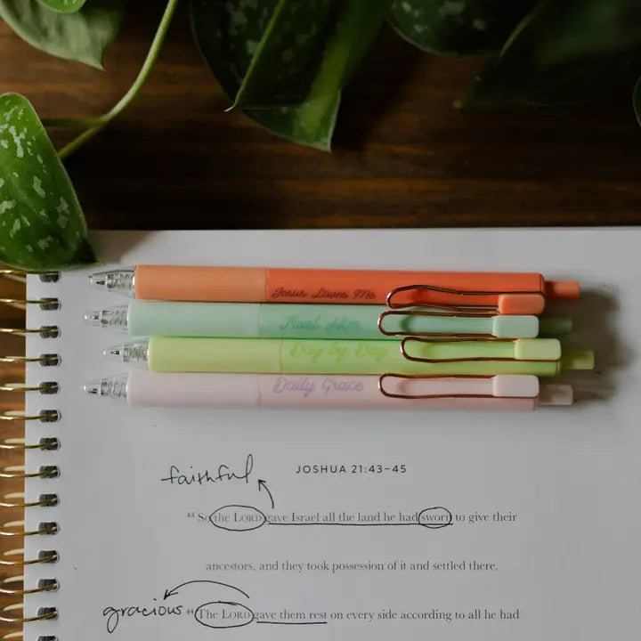 Bright Reminders Pen Set