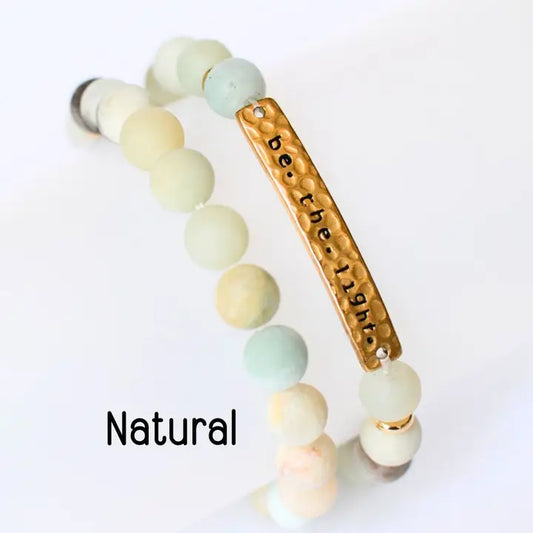 Be The Light Bracelet - Natural