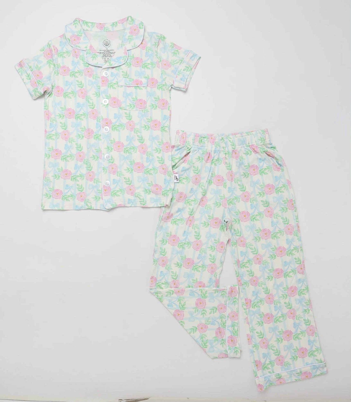 Ribbons & Roses Bamboo Pajamas