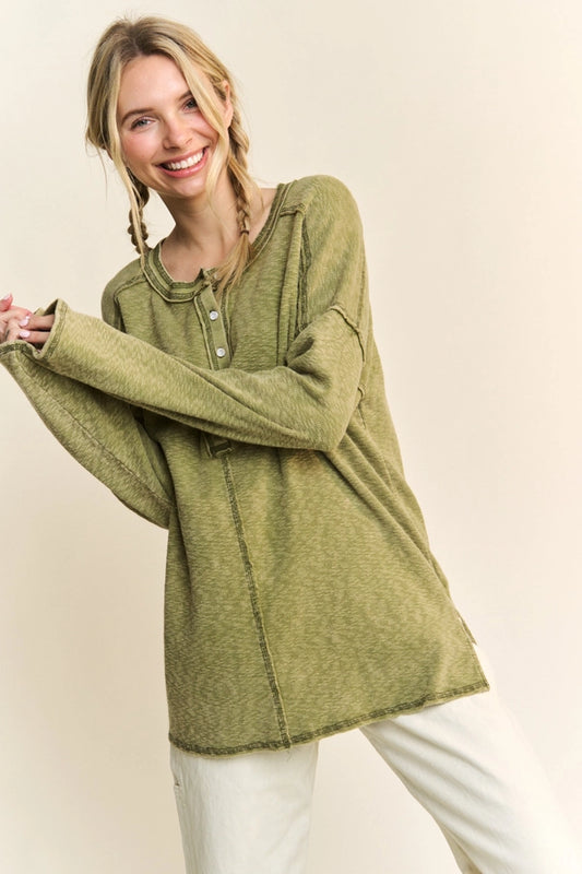 Mineral Wash LngSlv - Stitched Shirt