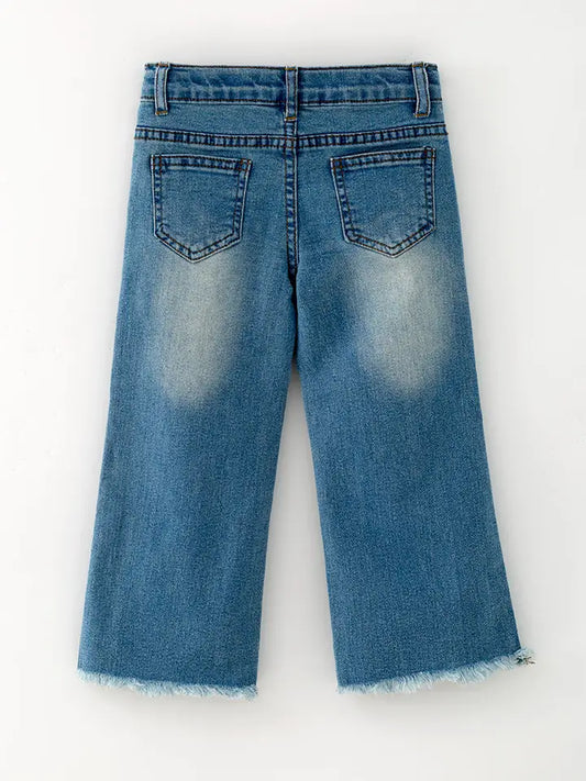Girls Straight Cut Denim - Toddler/YTH