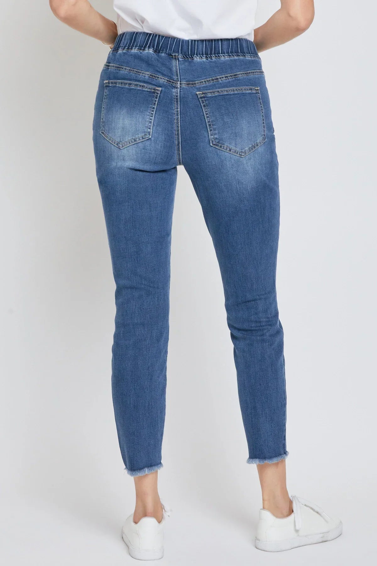 Missy Medium Wash High Rise Joggers